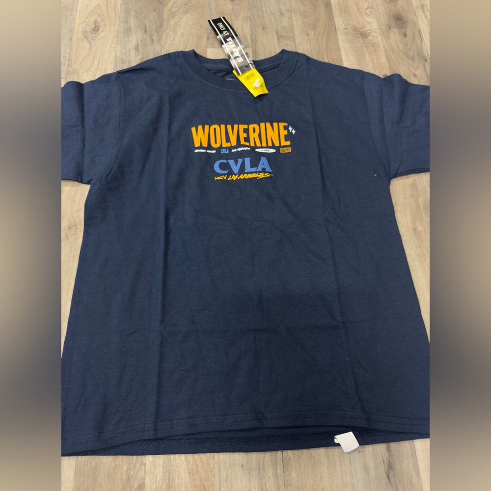 Marvel x CVLA Youth Boys Wolverine Comic Print Shirt NWT Size M MSRP‎ $25